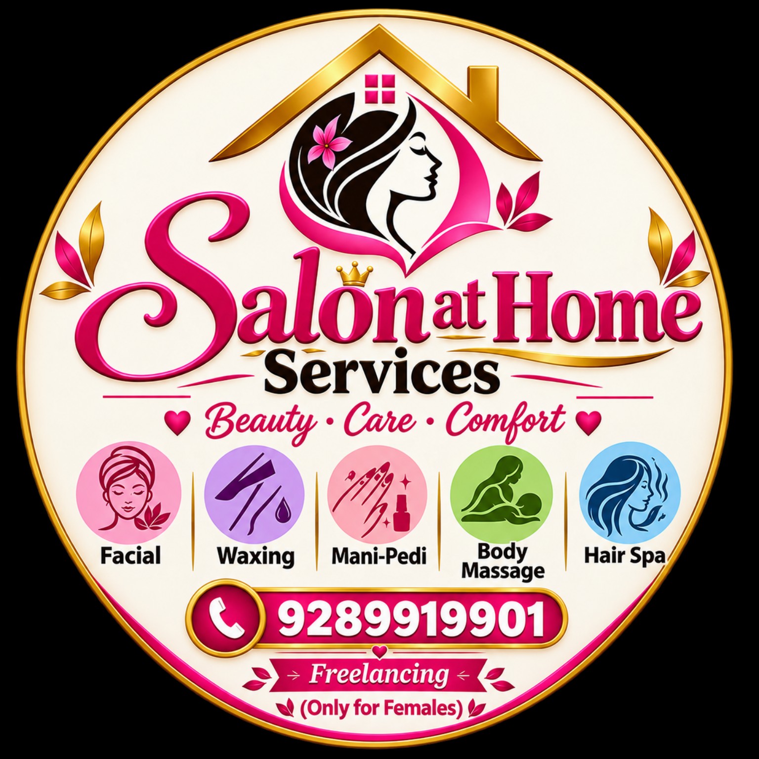 Salon at Home Services logo